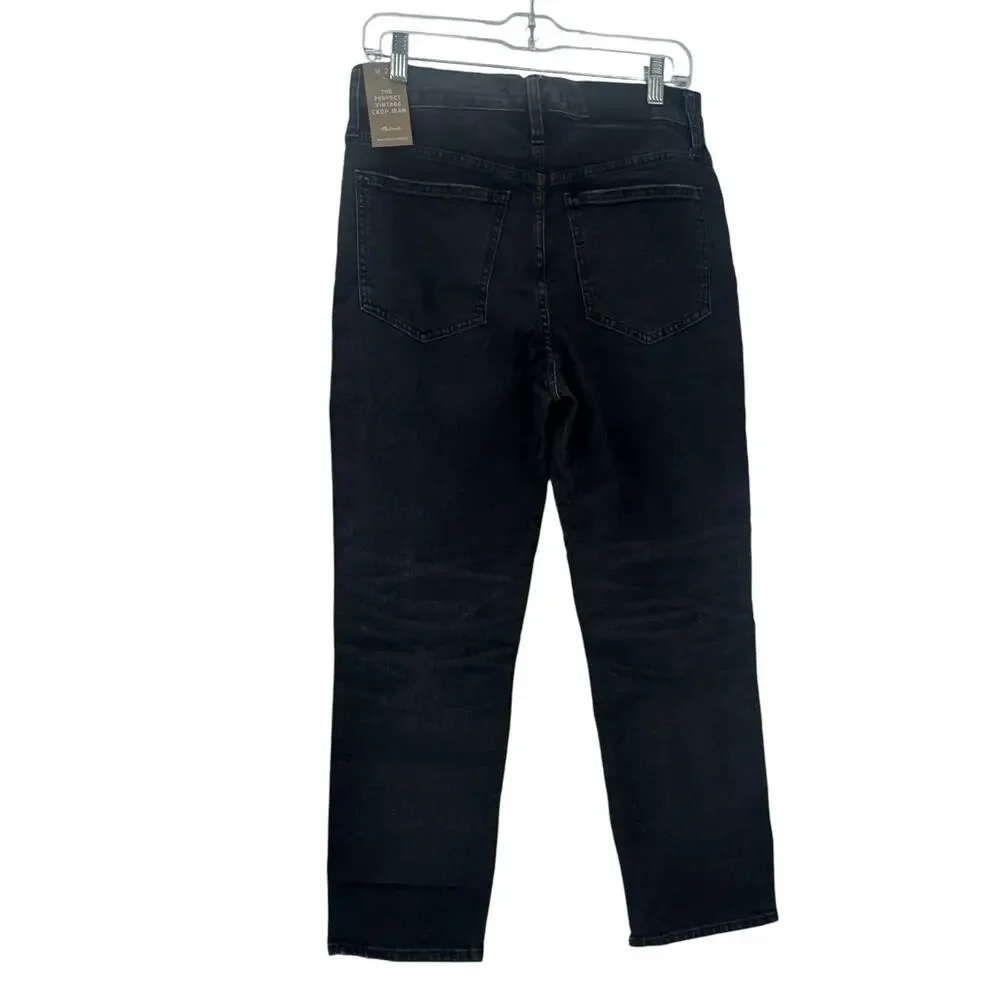 Madewell The Perfect Vintage Jeans Tapered Leg in Sumner Wash Size 28 NWT_7